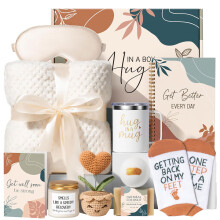 Stylish Ladies Relaxation Present Contains Soothing Items-White