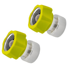 2Pcs Heavy Duty Water Hose Adapter 3/4inch Female Connector