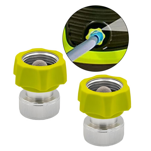 2Pcs 3/4inch Female Hose Quick Connector Pipe Coupler Stop Water 2