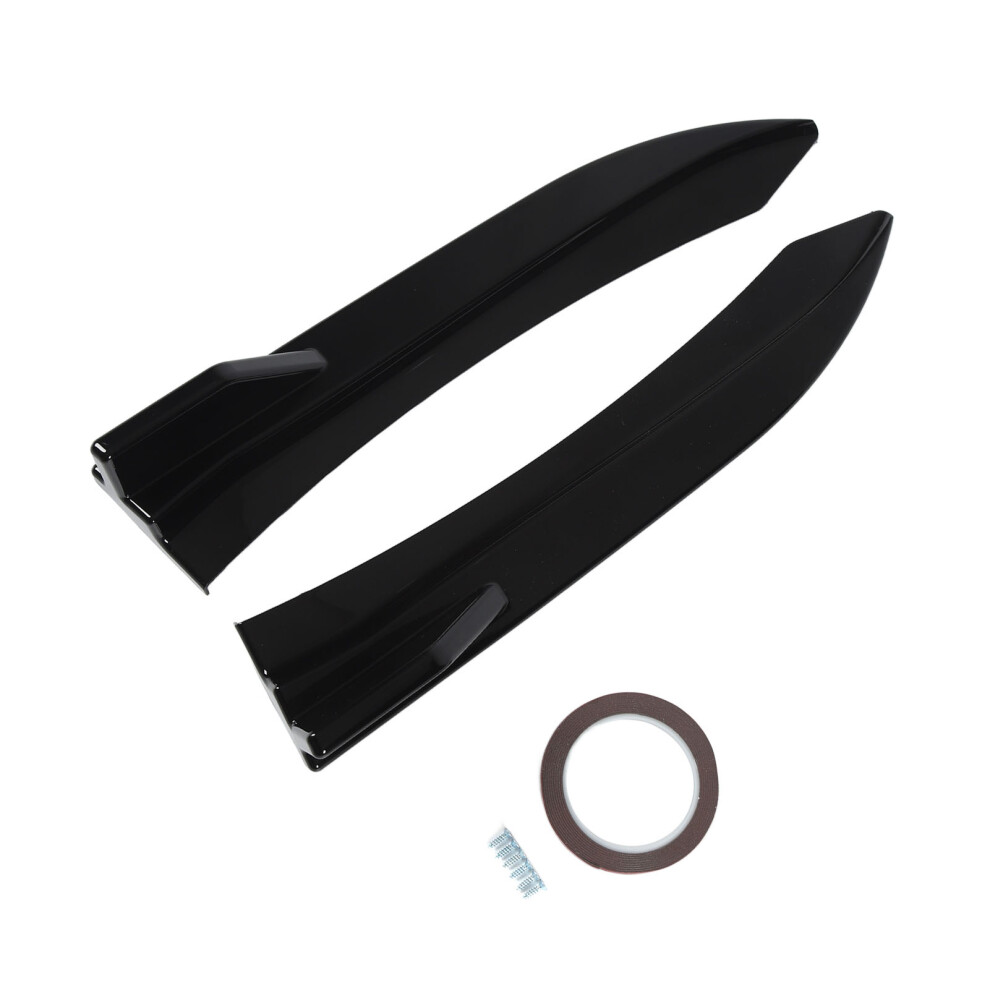 Glossy Rear Bumper Side Spoiler For Bmw F30 Black 7340572787132