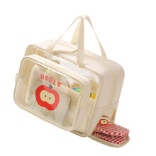 Clear Cosmetic Bag Cartoon Cosmetic Bag-Beige shoe warehouse