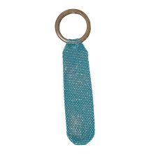 Luxury Nylon Wine Bottle Bag Decorated With-lake blue