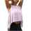 People Inspired Clothes Women's Workout Back Open-lightpurple L 1