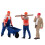 Detailed Construction Site Worker Figures 1:64 Scale Resin-E 1