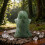 Crystal Ghostly Figurine Hallowmas Decoration-indian agate 3