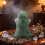 Crystal Ghostly Figurine Hallowmas Decoration-indian agate 6