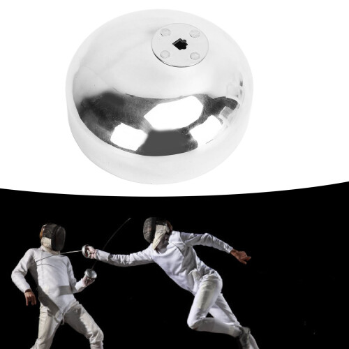 Epee Hand Guard Aluminum Alloy 13cm/5.1in Silver 2