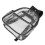 PVC Transparent Backpack Black Cap 11.5x6x12in 3
