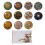 Living And Home 6Pcs Bohemian Style Ceramic Furniture Knobs Cabinet Drawer Knobs 1