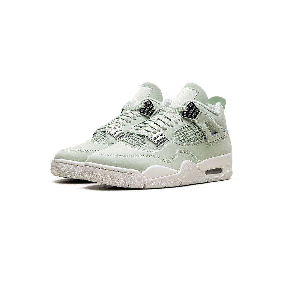 (UK 10 / EU 45) Women's Jordan 4 "Abundance / Seafoam"