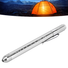 Yellow LED Pen Light Aluminium Alloy 2xAAA Medical