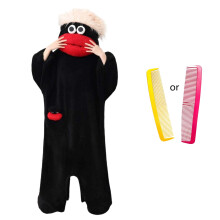 Comfortable Big Mouths Loungewear Jumpsuit Set With-Black M