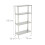 Galvanised Metal Storage Rack with 4 Adjustable Shelves 4