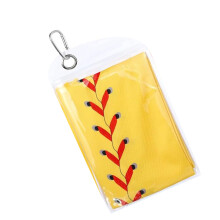 Serviette de sport professionnelle,-une balle de baseball jaune