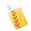 Multipurpose Exercise Towel for Face Body Gym-yellow baseball 1