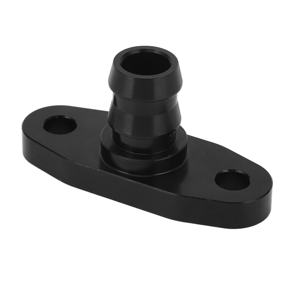 0.625In Turbo Oil Drain Flange Adapter T3/T4 Black 3421393733011