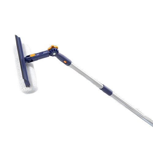 Strong flexible Scraper Featuring Soft Plastic Edge For Clear