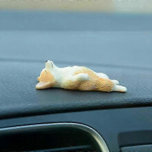 (yellow5) 2025 Car Dashboard Dog Toys Accessories Decorate Exquisite Mini Corgi Resin Doll Ornament Auto Interior Cute Puppy Gift Decorations