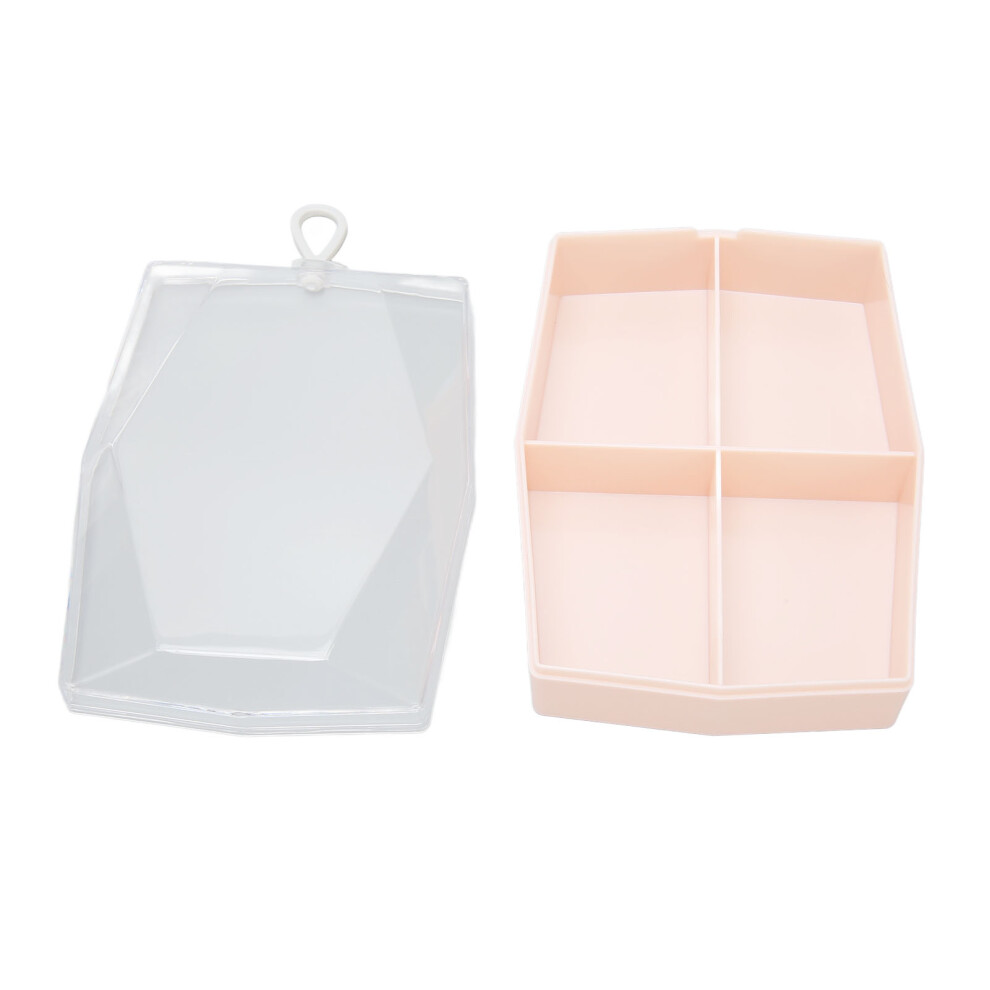 4 Grid Powder Puff Container with Lid