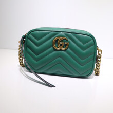 GUCCI Dark Green Leather Card Holder | Premium Quality Wallet