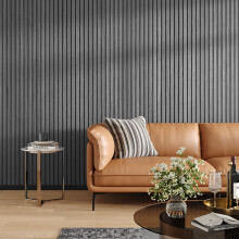 240cm Slat Acoustic Wall Panel PVC & MDF Soundproof Panel for Home Decor