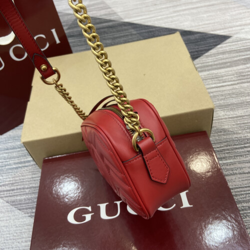 GUCCI Red Leather Card Holder | Premium Quality Wallet 2