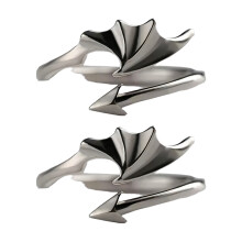 Fashionable Unisex Adjustable Devil Angel Wing Couple Rings-J19