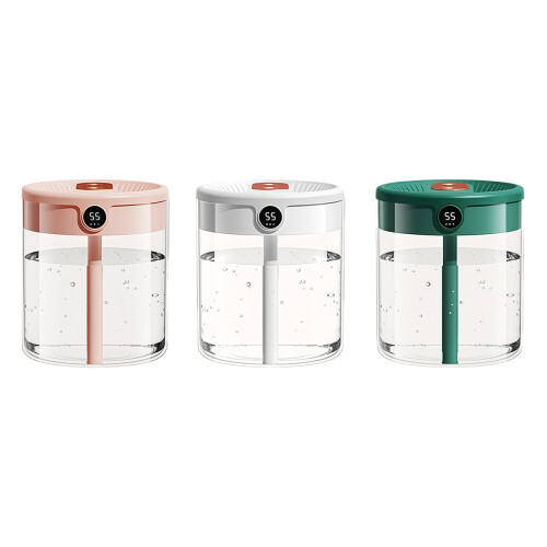 Portable Double Misting Humidifier USB Large Capacity-Green 1