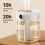 USB Humidifier Quiet Double Misting Large Capacity-White 5