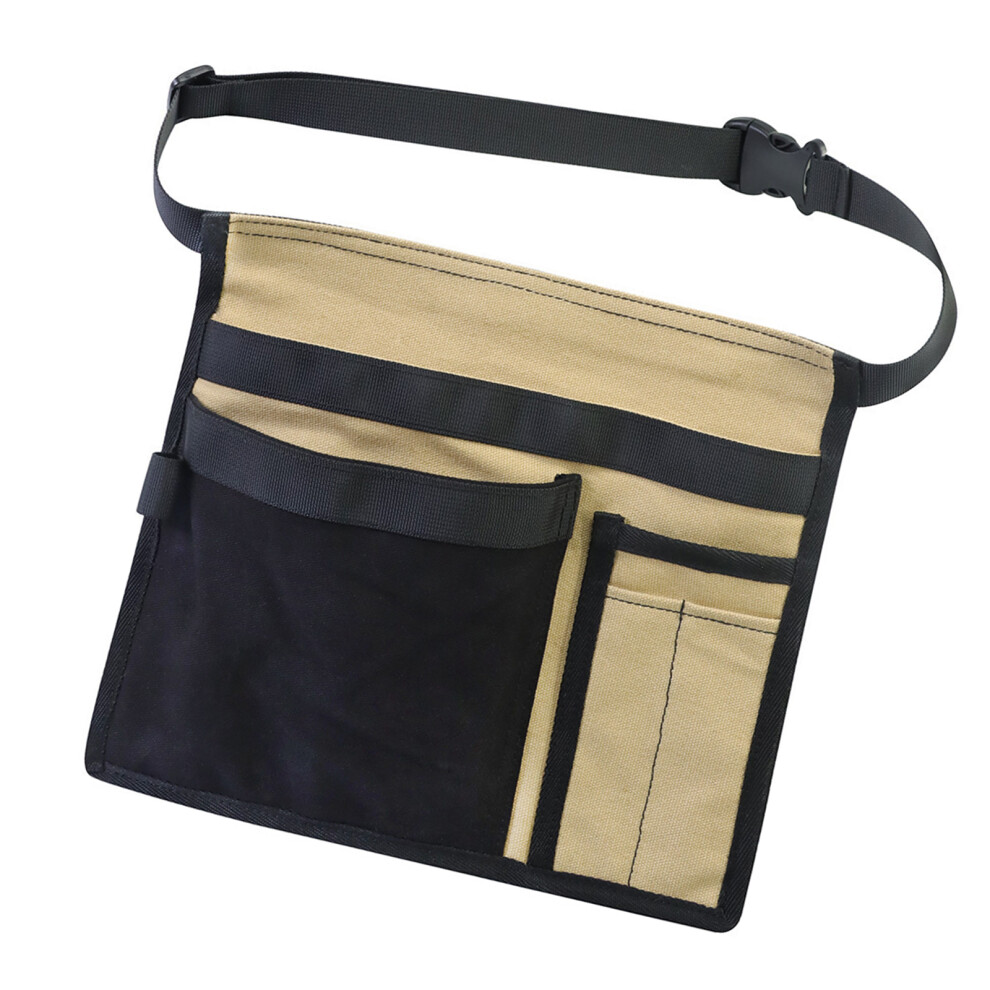 Functional Waist Tool Pouch With Buckle And-Yellow & Black 7751001330551