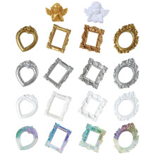 Antique Embossing Resin Picture Frames Tiny Resin Photo Frames