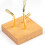 Handcrafted Walnut Base With Metal Holder For-nut tree wood 7