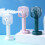 Handheld Fan Cooling Fan 500mAh Battery Suitable for-White 3
