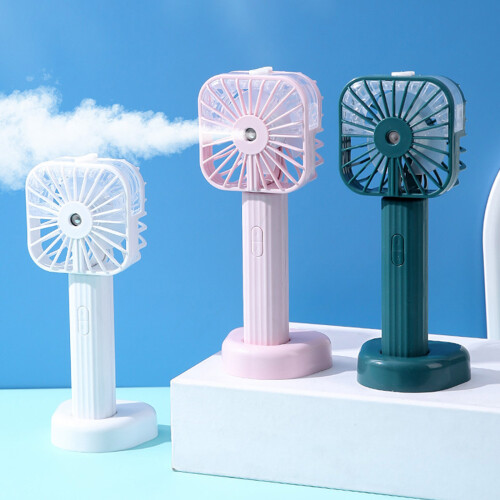 Handheld Fan Cooling Fan 500mAh Battery Suitable for-White 2