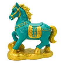 Lucky Horse Money Box Resin Desktop Piggy Banks For Wealth and