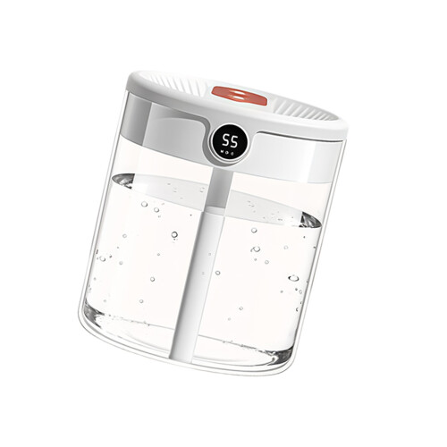 USB Humidifier Quiet Double Misting Large Capacity-White