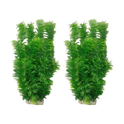 Reptiles Artificial Plant Terrariums-double green pine