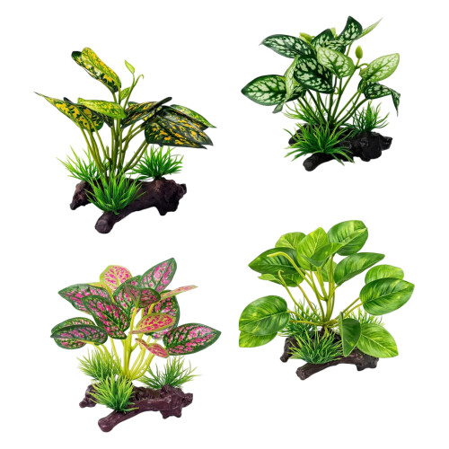 4lots Artificial Plastic Water Plant Grass Aquariums Decorations