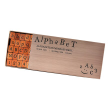 70 stuks Letter Nummer Symbolen-4 traditionele lettertypen