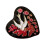 Retro Enamel Heart Rings Stackable Finger Jewelry Unique-A 1