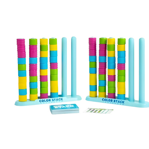Lightweight Stackable Rings Stack Puzzle Stacking Toy-1 set 1