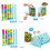 Lightweight Stackable Rings Stack Puzzle Stacking Toy-1 set 5