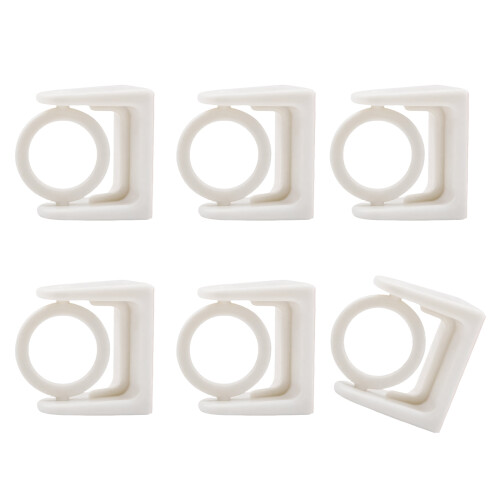 Rotatable Hook Holder For Curtain Rod Towel Rack Easy-6