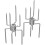 Brochette rotative de style poulpe de qualité-2 paquets 1