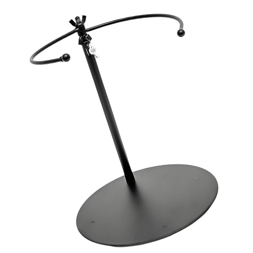 Detachable AdjustableIron Flower Bouquet Holder Support-L Black