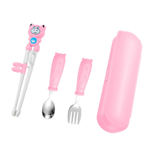Animal Designs Children Learning Chopsticks Utensils Set-3