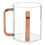 Modern Clear Ceremony Cup With Ergonomic- rose gold 1
