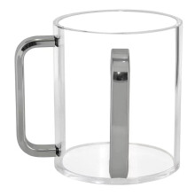 800ml Acrylic Sacred Blessing Cup- electroplated silver