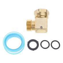 Garden Hose Swivel Fitting 3/4Inch GHT Threads 90 Degree Hose