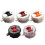 4Pcs Adhesive Casters Wheel Appliance Roller-black red wheel 2